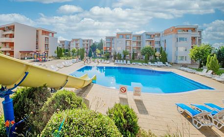 Przestronne mieszkanie z dwiema sypialniami w Słonecznym Brzegu – panoramiczny widok i spokojna lokalizacja