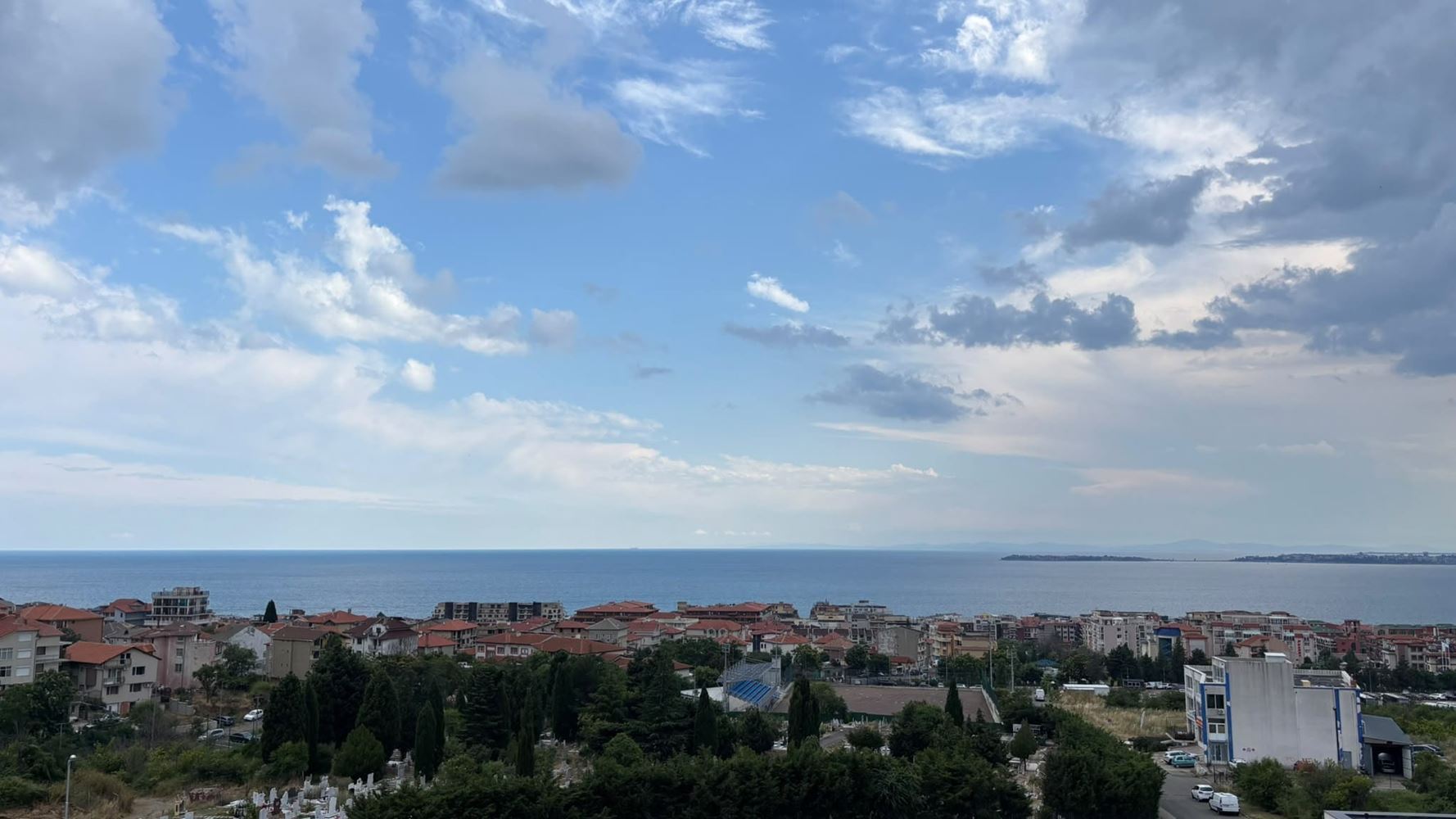 Apartament z jedną sypialnią z widokiem na morze w Sveti Vlas – bez opłaty za utrzymanie, z parkingiem, gotowy do zamieszkania