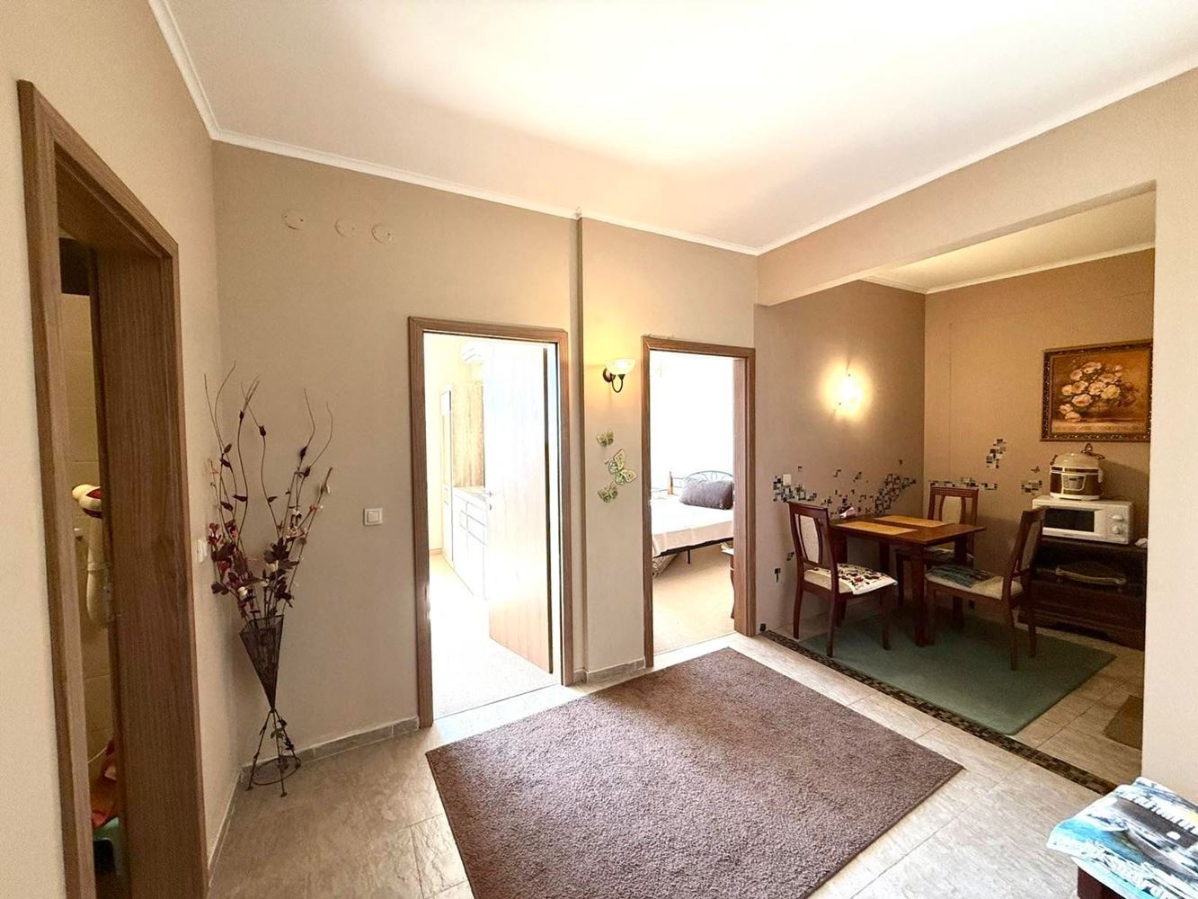 Luksusowe mieszkanie z jedną sypialnią z panoramicznym widokiem na morze w Pomorie