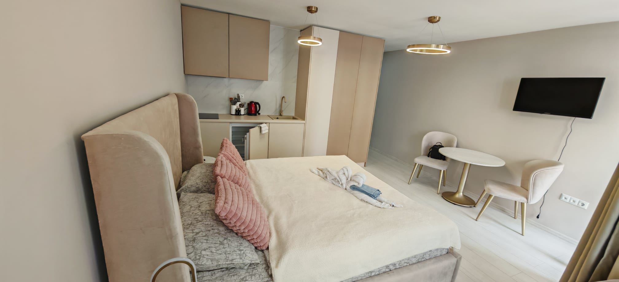 Luksusowe studio w nowym kompleksie 300 metrów od plaży w Słonecznym Brzegu – gotowe do zamieszkania