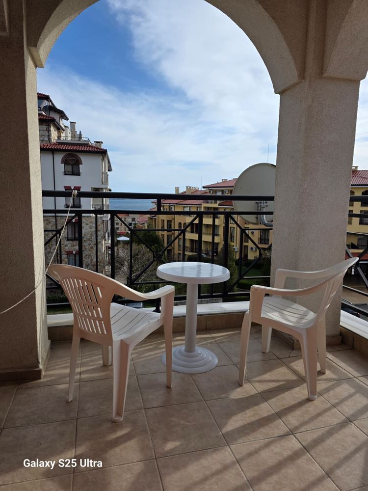 Mieszkanie z jedną sypialnią z widokiem na morze i Stary Nessebar w Sveti Vlas