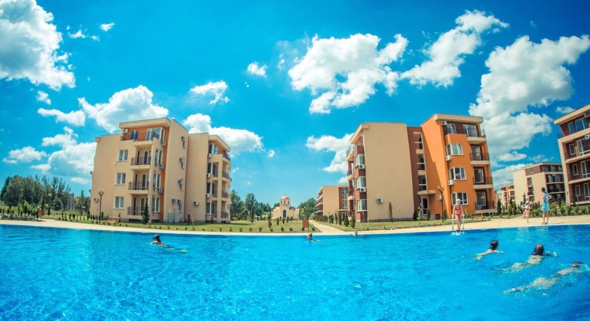 Przytulny apartament z dwiema sypialniami na parterze w Słonecznym Brzegu – doskonała inwestycja blisko aquaparku i morza