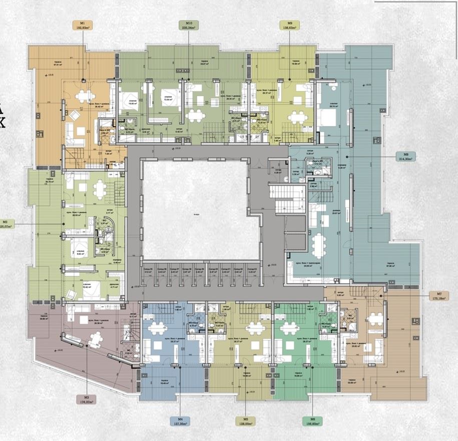 Stylowy apartament dwupoziomowy z 2 sypialniami, tarasem i garderobą w nowej inwestycji w dzielnicy Slaveykov, Burgas – nowoczesny design i komfort