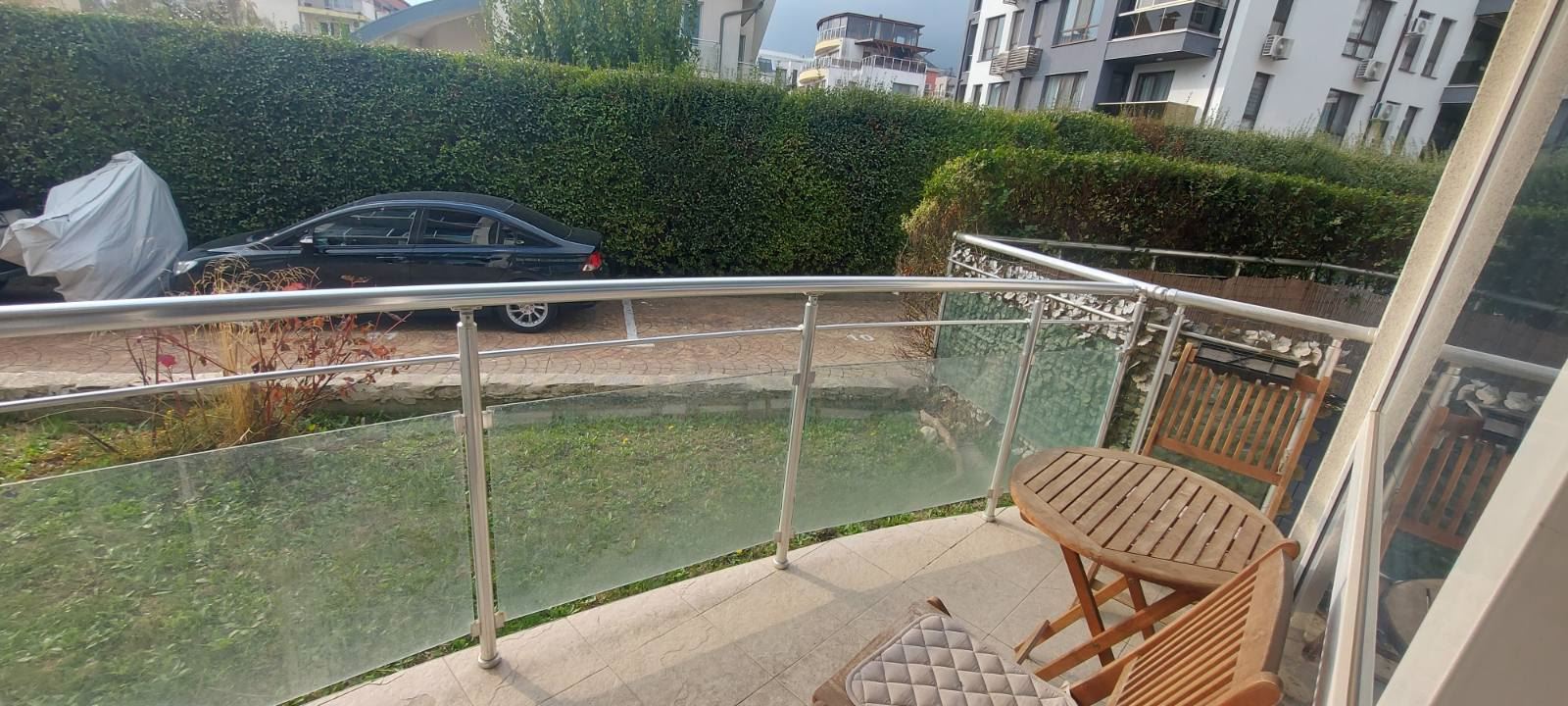 Umeblowane studio w kompleksie z basenem i spa w Sarafowie – 200 metrów od plaży