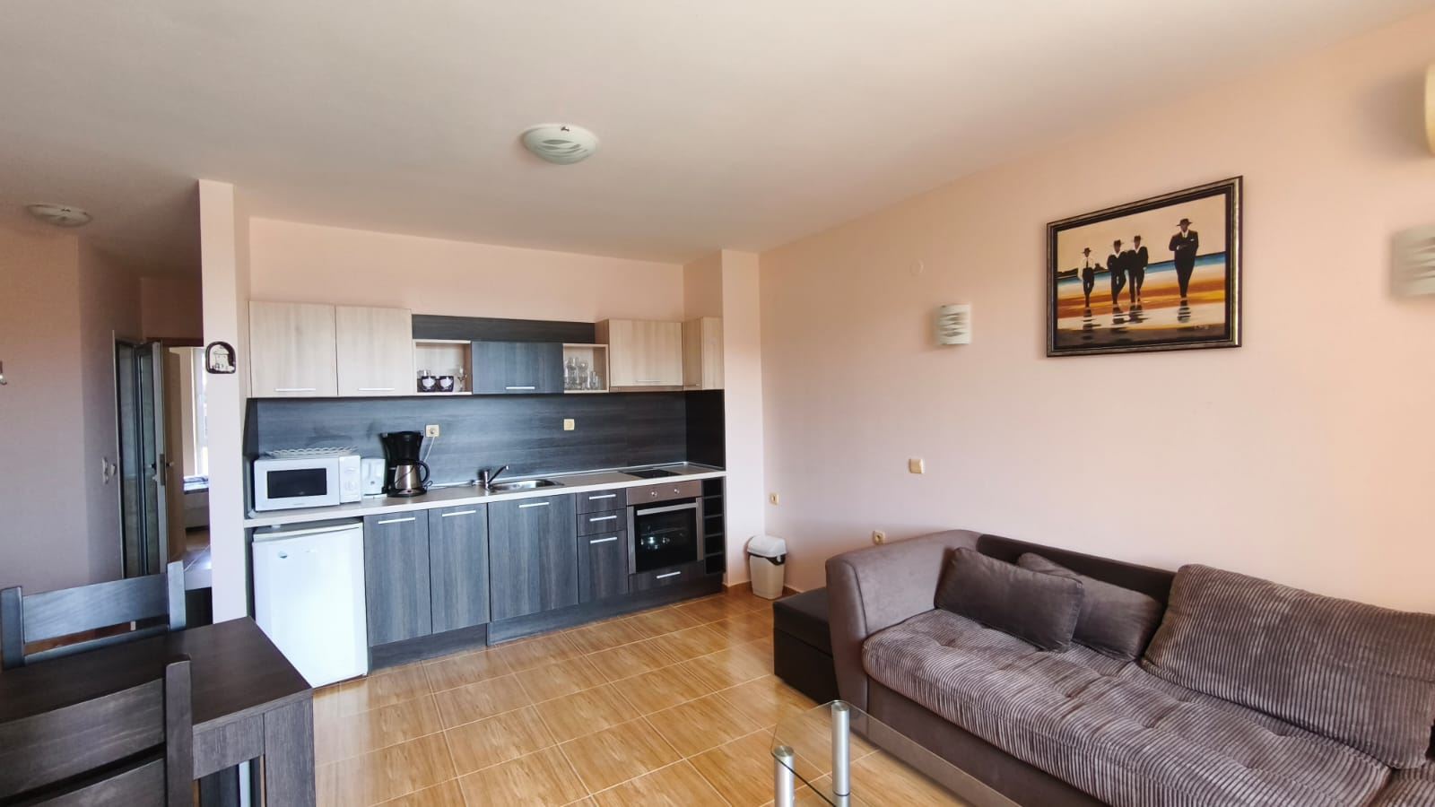 Przestronny apartament z dwiema sypialniami i widokiem na morze w Sveti Vlas, 200 metrów od plaży