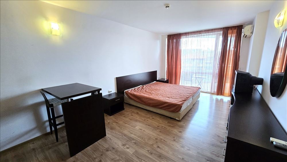 Eleganckie studio w elitarnym kompleksie w Sarafowie – zaledwie kilka kroków od plaży, luksus, SPA i basen tuż przed Tobą