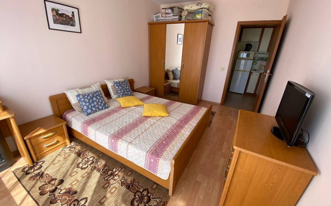 Przestronny apartament z jedną sypialnią w nowoczesnym kompleksie w Słonecznym Brzegu – komfort, zieleń i udogodnienia dla mieszkańców
