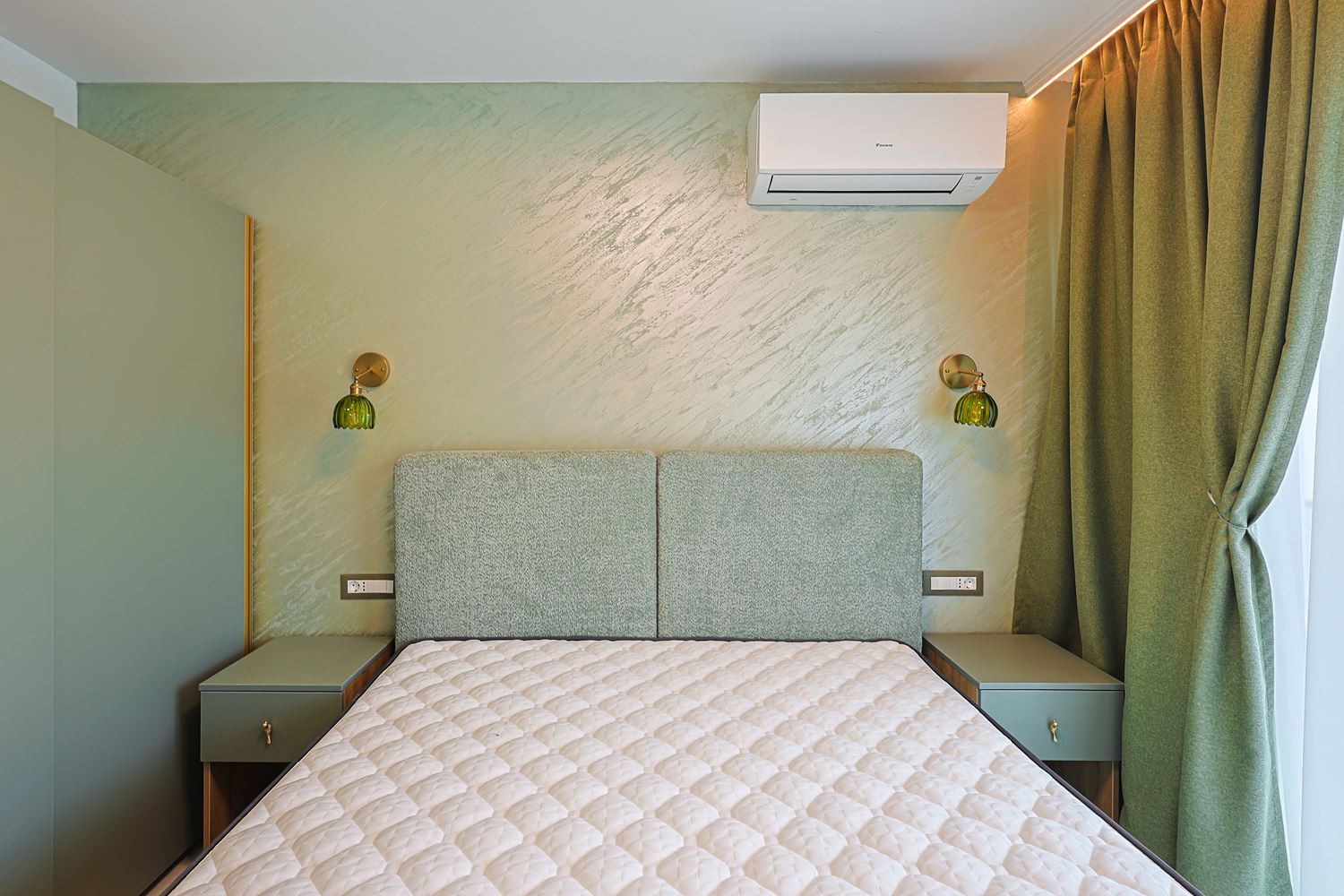 Apartament z dwiema sypialniami i panoramicznym widokiem na morze w spokojnym, zielonym kompleksie w Słonecznym Brzegu