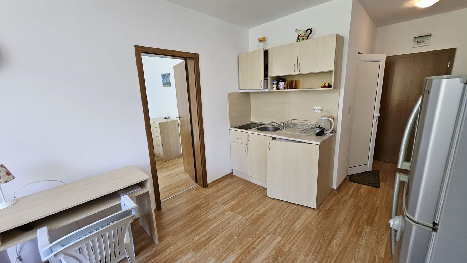 Przytulny apartament z jedną sypialnią w nowoczesnym kompleksie, 500 metrów od plaży w Słonecznym Brzegu