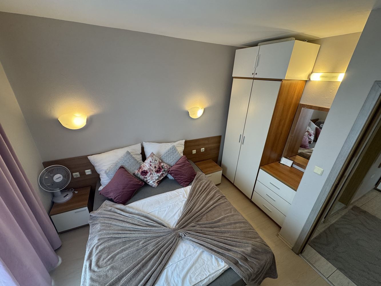 Apartament z jedną sypialnią i panoramicznym widokiem w sercu Słonecznego Brzegu